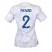Frankrijk Benjamin Pavard #2 Voetbalkleding Uitshirt Dames WK 2022 Korte Mouwen